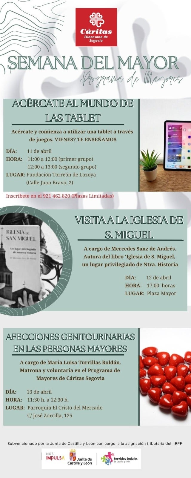 Cáritas prepara la Semana del Mayor Cáritas prepara la Semana del Mayor