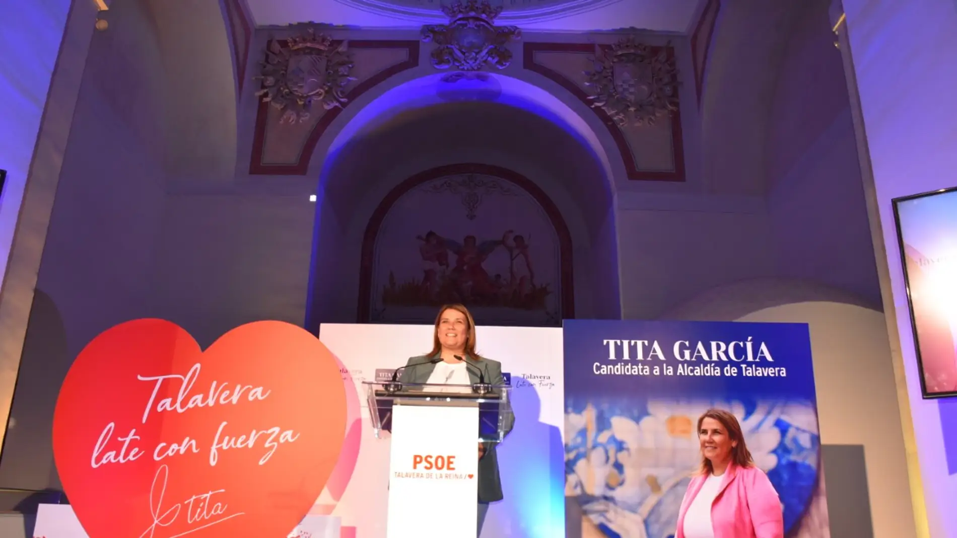 Tita García presenta su candidatura para seguir liderando el PSOE Talaverano