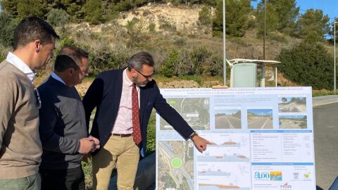 Alejandro Morant en La Nucía con Bernabé Cano Alejandro Morant en La Nucía con Bernabé Cano