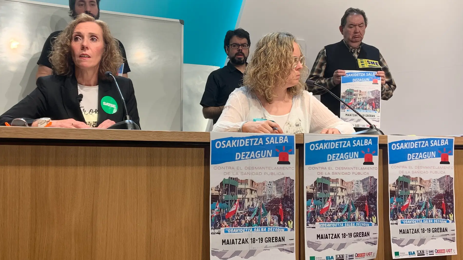 Los sindicatos de Osakidetza convocan dos dias de huelga en Mayo 