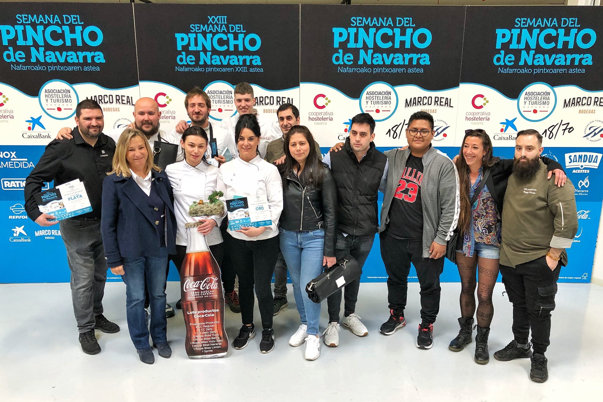Akari Gastroteka ganador de la XXIII Semana del Pincho de Navarra con su 'Trucha o Tronko' Akari Gastroteka ganador de la XXIII Semana del Pincho de Navarra con su 'Trucha o Tronko'
