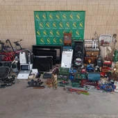 Material recuperado por la Guardia Civil Material recuperado por la Guardia Civil