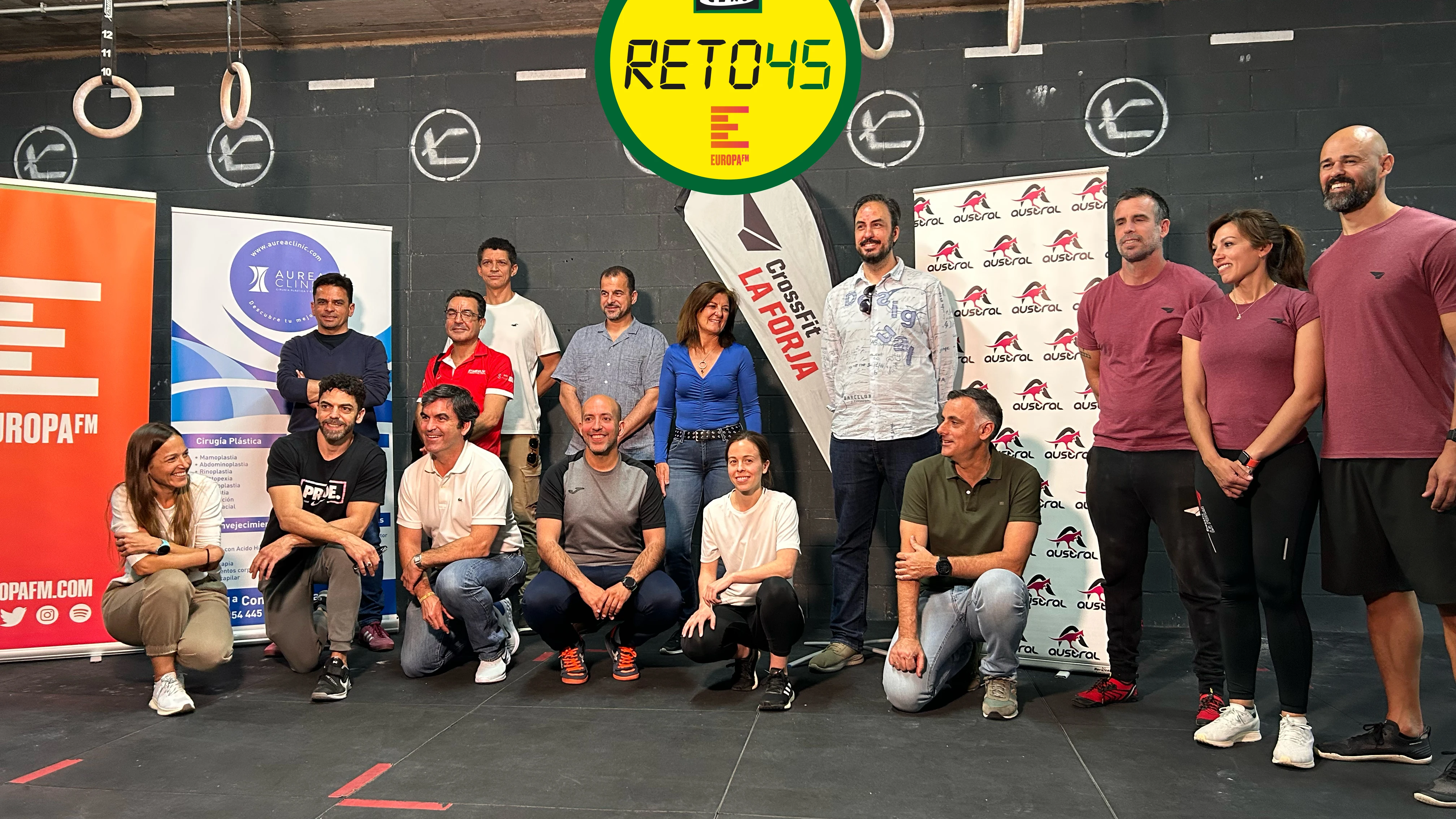 Los participantres de la II edición del Reto 45 de Onda Cero Sevilla y Europa FM. Los participantres de la II edición del Reto 45 de Onda Cero Sevilla y Europa FM.