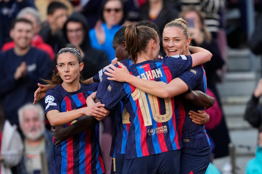 El Barcelona golea a la Roma y ya está en semifinales El Barcelona golea a la Roma y ya está en semifinales