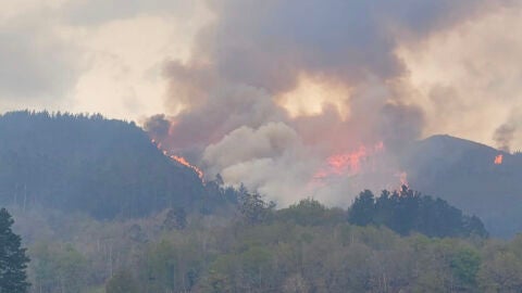 Incendio en Ques