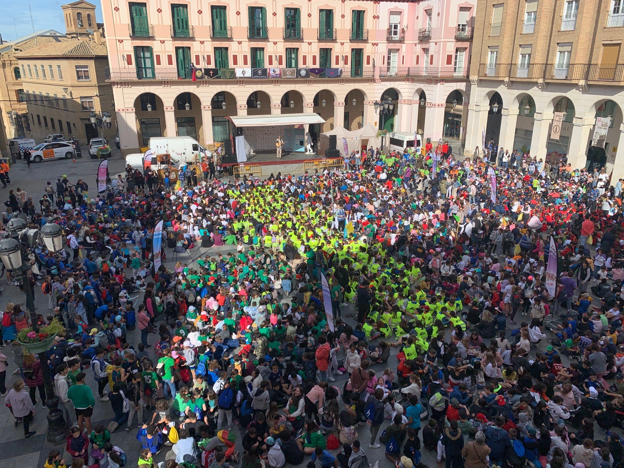 Los niños de Huesca disfrutan de una Minimarcha de récord Los niños de Huesca disfrutan de una Minimarcha de récord