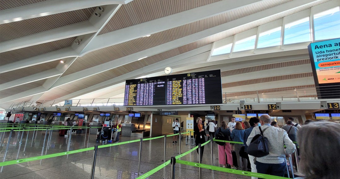 Los aeropuertos vascos se preparan para la Semana Santa Los aeropuertos vascos se preparan para la Semana Santa