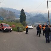El Naranco arde con medio centenar de evacuados en Fitoria por precaución