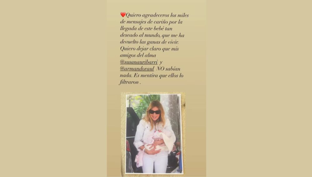 Story que ha publicado Ana Obregón en Instagram