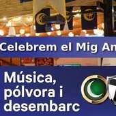 La exposición 'Música, pólvora i desembarc' llega a su ecuador. La exposición 'Música, pólvora i desembarc' llega a su ecuador.