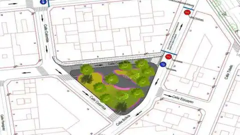 Ecomanzana de La Calzada Una "supermanzana" a la gijonesa