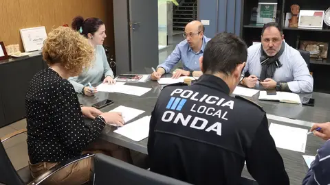 Reunión del dispositivo de Seguridad en Onda para la Semana Santa. Reunión del dispositivo de Seguridad en Onda para la Semana Santa.