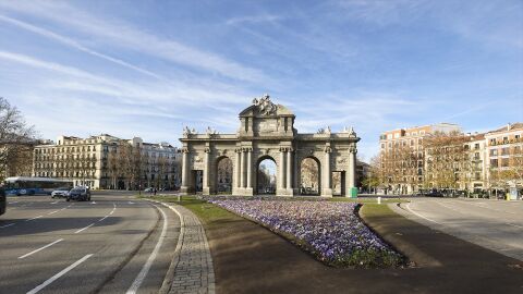 Imagen de archivo de la Puerta de Alcalá de Madrid