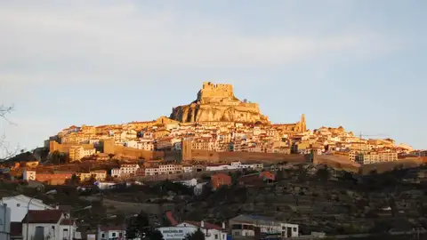 Imagen de archivo del municipio de Morella Un alto en el camino