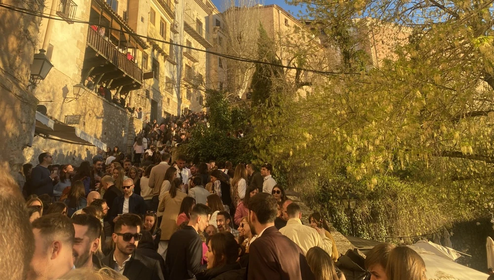 San Miguel, durante el Domingo de Ramos del año pasado San Miguel, durante el Domingo de Ramos del año pasado