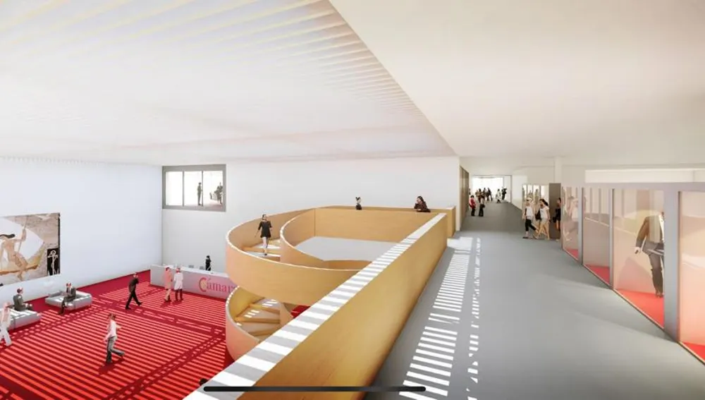 Una recreación del interior del nuevo complejo Una recreación del interior del nuevo complejo