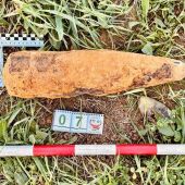 Desactivan un proyectil de la Guerra Civil encontrado en una finca de Villanueva de la Serena