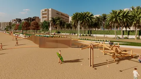Torrevieja presenta el proyecto de reurbanización de la playa de los locos reurbanización