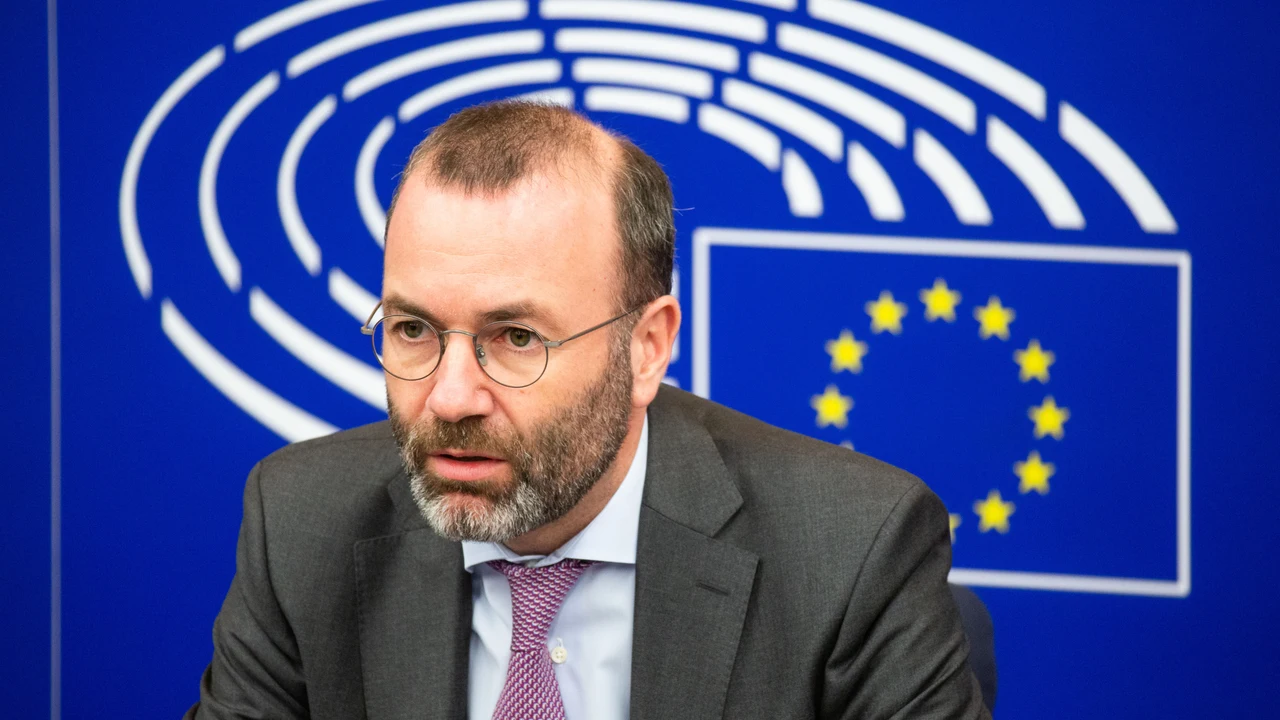 El presidente del Partido Popular Europeo, el alemán Manfred Weber.