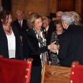 La Reina Sofía asiste al tradicional concierto de Semana Santa a beneficio de Projecte Home en la Catedral de Mallorca