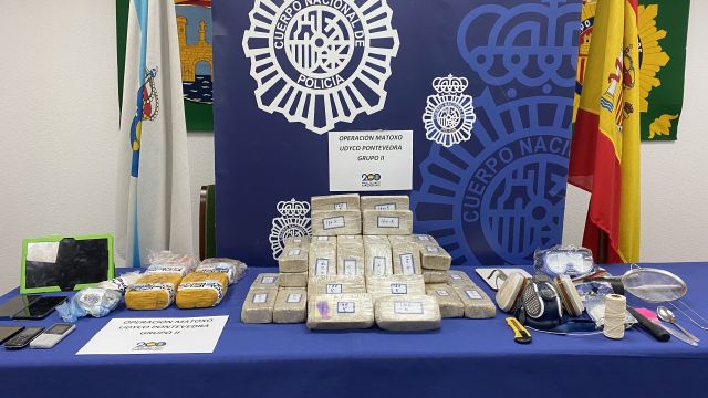 La incautación de 25 kilos de heroína señala a Galicia como puerta de entrada de este estupefaciente La incautación de 25 kilos de heroína señala a Galicia como puerta de entrada de este estupefaciente