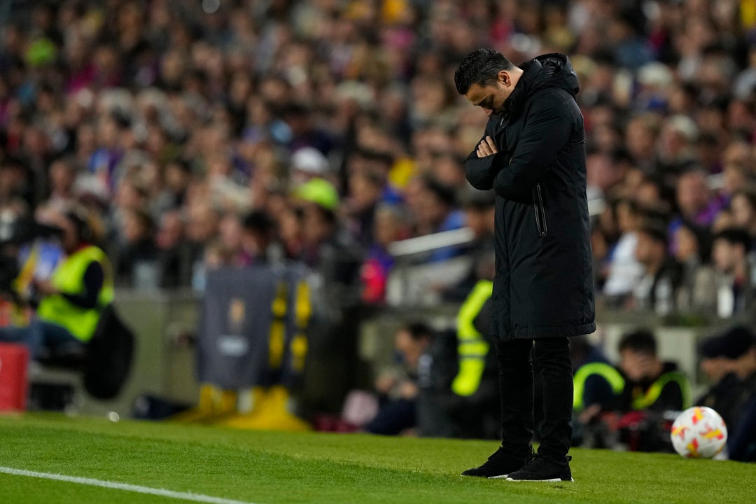 Xavi: "Cuando perdonas al Real Madrid pasa esto" Xavi: "Cuando perdonas al Real Madrid pasa esto"