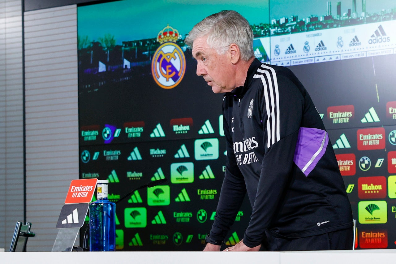 Ancelotti: "No me cambio por Xavi" Ancelotti: "No me cambio por Xavi"