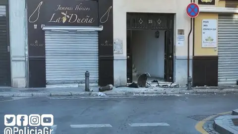 Lugar del atropello múltiple en Granada. Lugar del atropello múltiple en Granada.