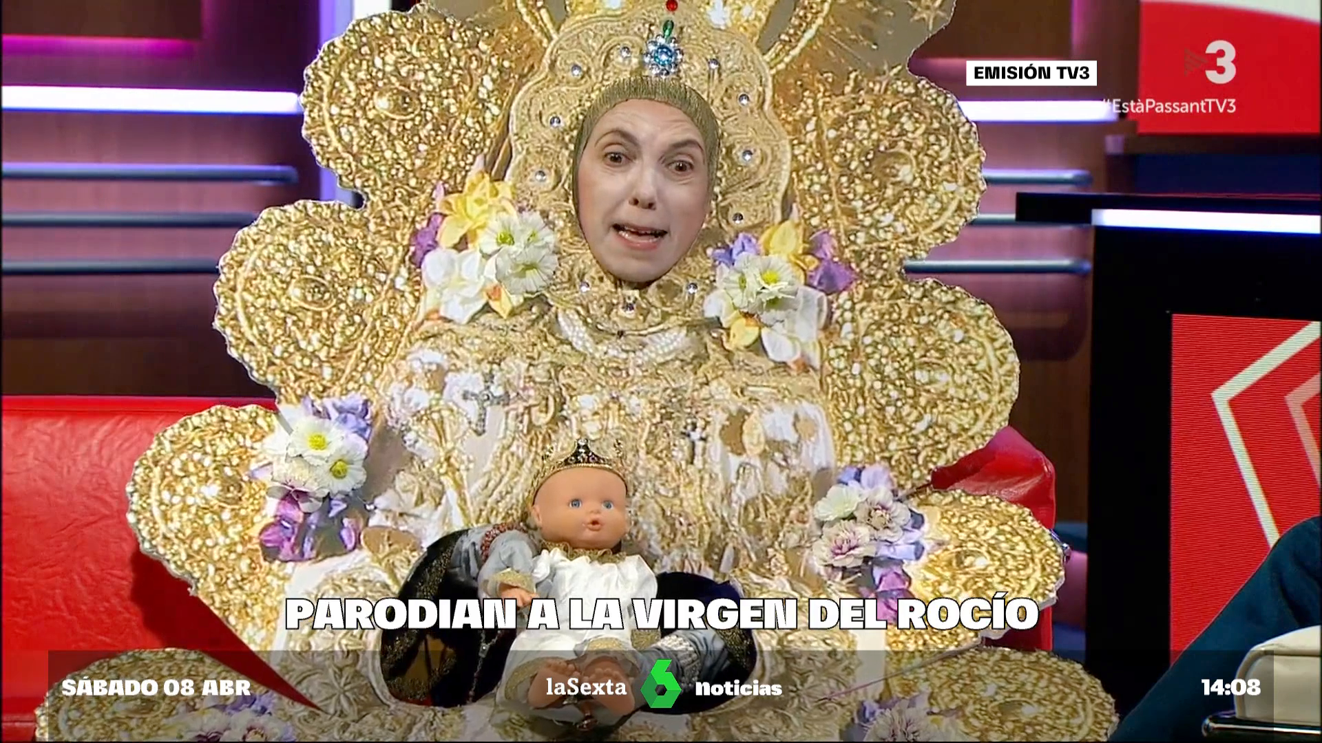 Una jueza de Barcelona imputa a los humoristas de TV3 que parodiaron a la Virgen del Rocío Una jueza de Barcelona imputa a los humoristas de TV3 que parodiaron a la Virgen del Rocío