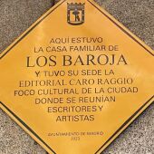 Placa Pío Baroja