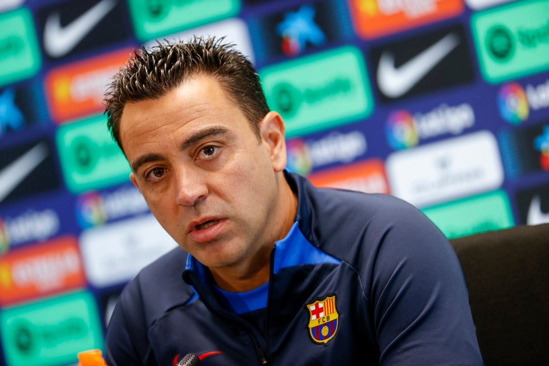 Xavi: "Le damos un valor extraordinario a ganar esta Liga" Xavi: "Le damos un valor extraordinario a ganar esta Liga"