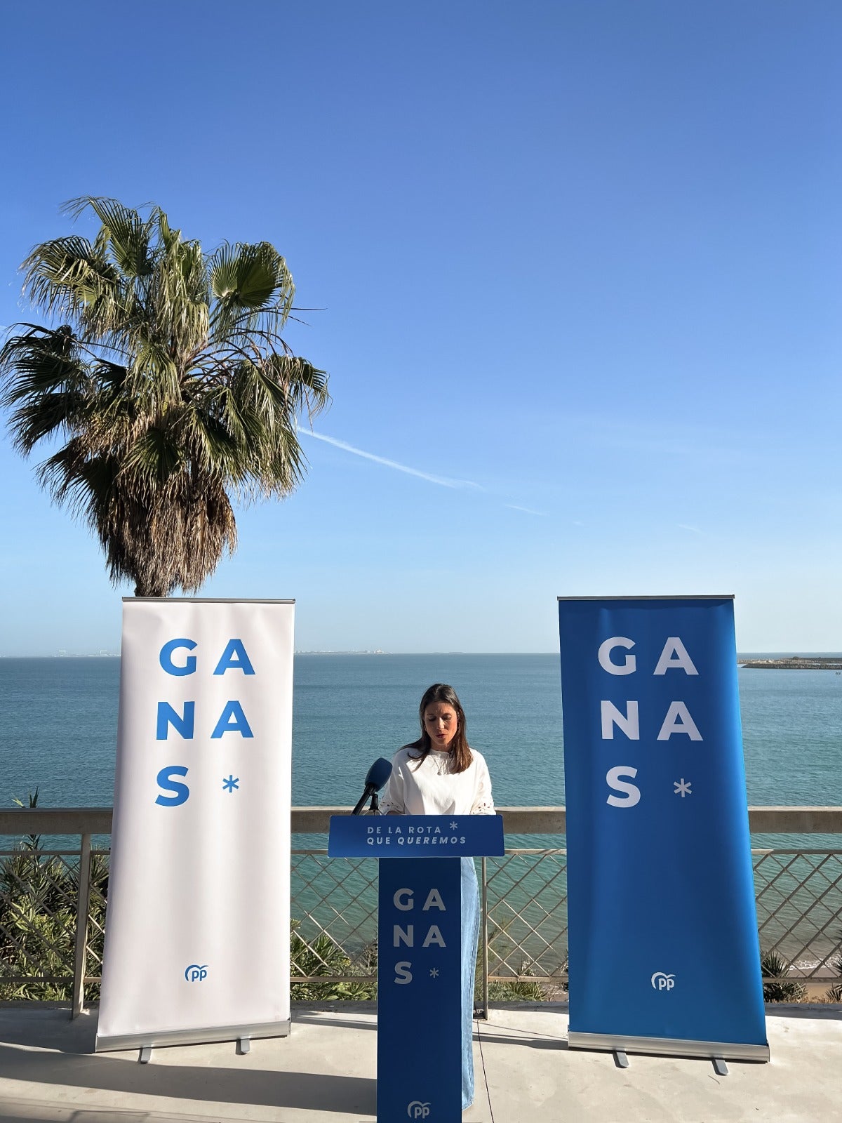 'Ganas': el eslogan del PP de Rota para el 28 de mayo 'Ganas': el eslogan del PP de Rota para el 28 de mayo