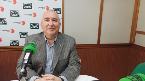 Carlos Marín en los estudios de Onda Cero Ciudad Real