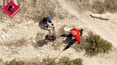 Rescate de los Bomberos de Benidorm