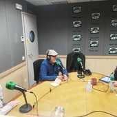 Estanislao García, Ramón de Arcos y Anabel Rodríguez durante la tertulia Estanislao García, Ramón de Arcos y Anabel Rodríguez durante la tertulia