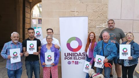 Integrantes de Unidas por Elche Integrantes de Unidas por Elche