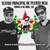 Cartel del evento de Teatro Principal de Puerto Real
