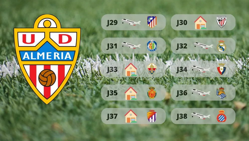 Calendario UD Almería Calendario UD Almería