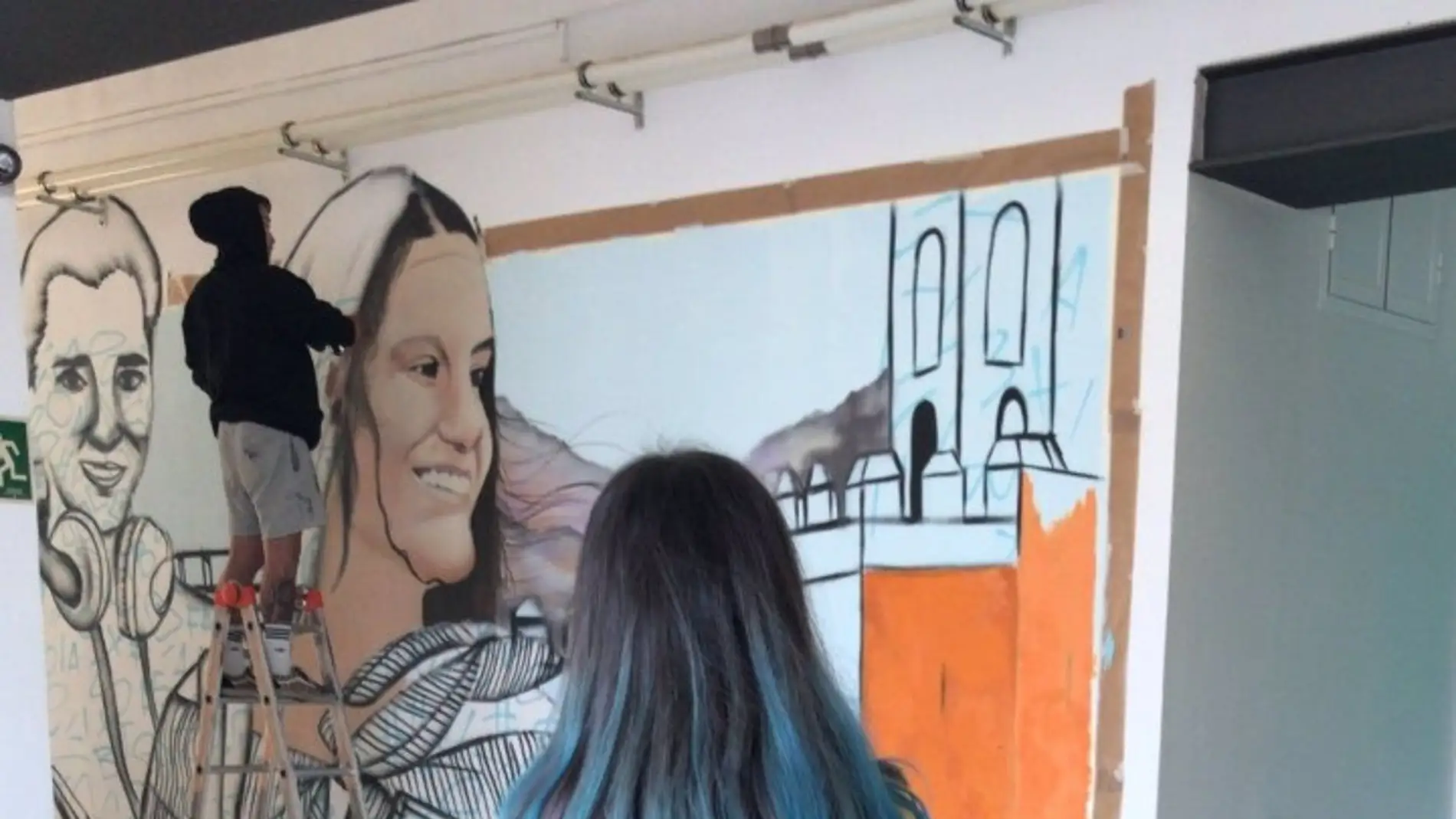 Murales del artista urbano Alejandro Pajuelo 'Chino'