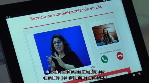 Llamada Fundación ANAR por videointerpretación