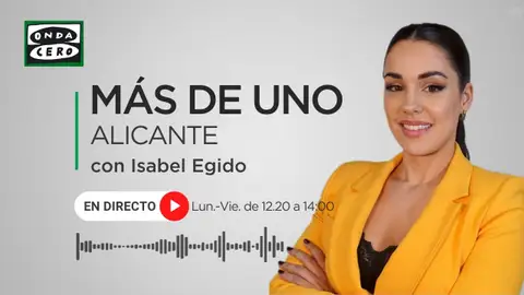 ONDA CERO ALICANTE ISABEL EGIDO MD1 Portada Isabel Egido Mas de uno Alicante
