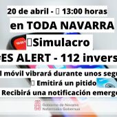 Alertas en los móviles conectados a la red de telefonía en Navarra