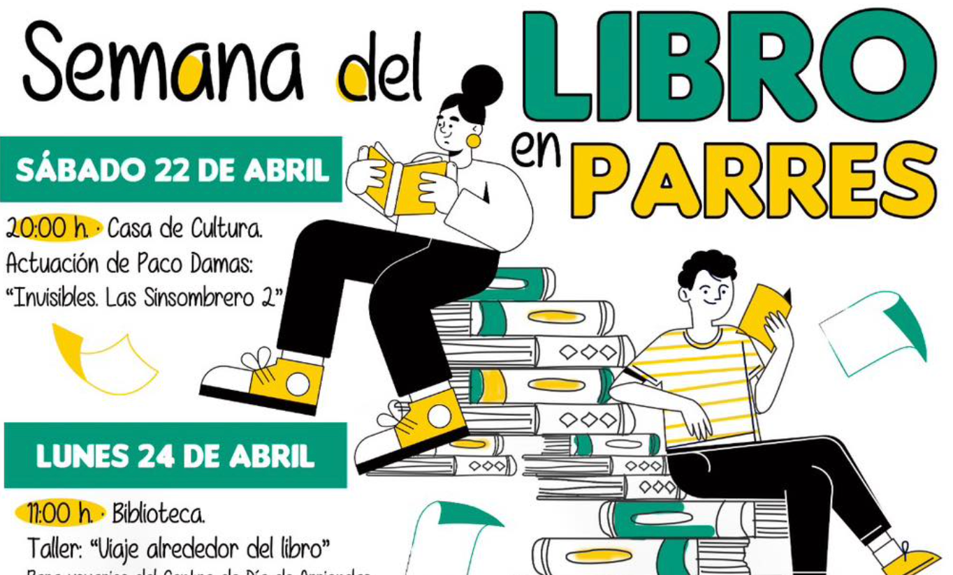 El Ayuntamiento de Parres apuesta por los libros con un extenso programa El Ayuntamiento de Parres apuesta por los libros con un extenso programa