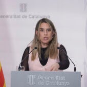 Patrícia Plaja, portavoz de la Generalitat de Catalunya