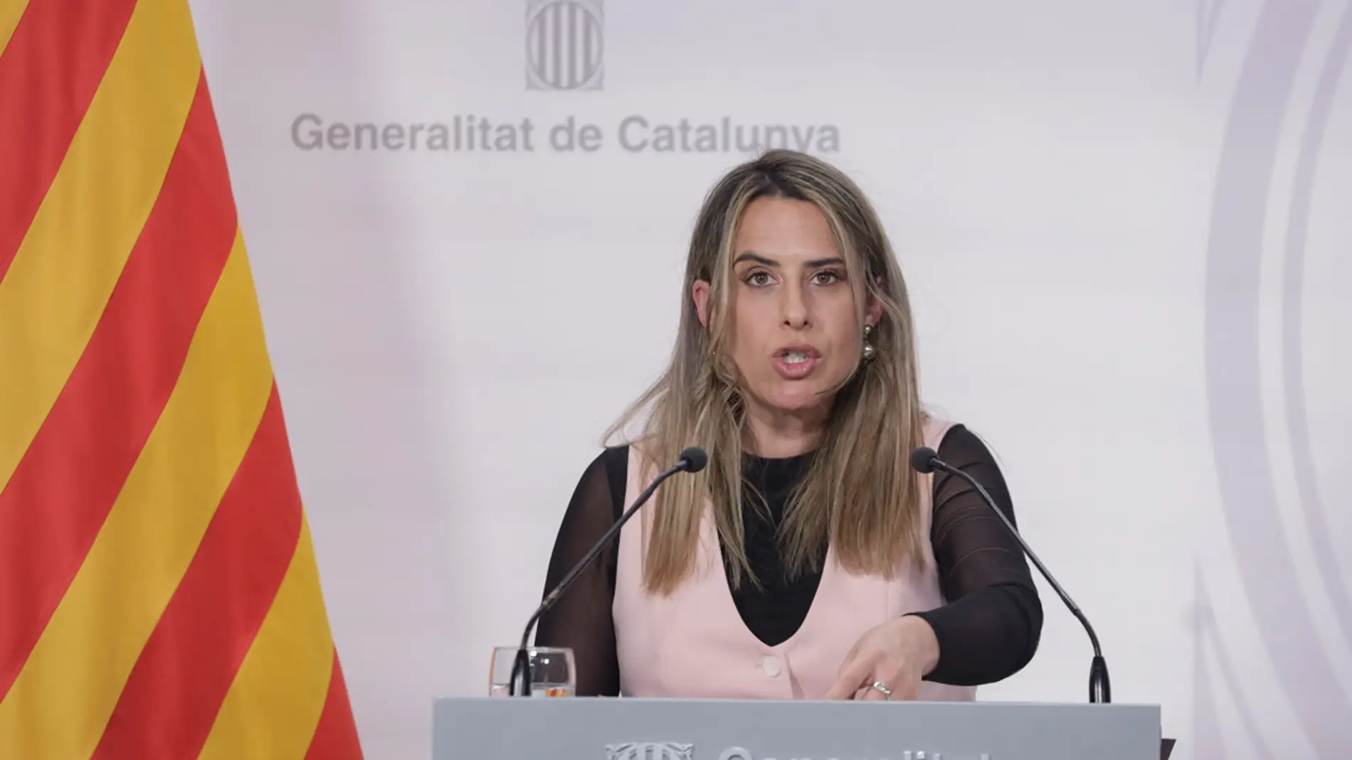 Patrícia Plaja, portavoz de la Generalitat de Catalunya