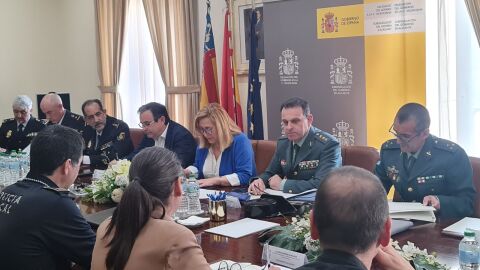 Reunión de coordinación en la Subdelegación del Gobierno de Alicante 