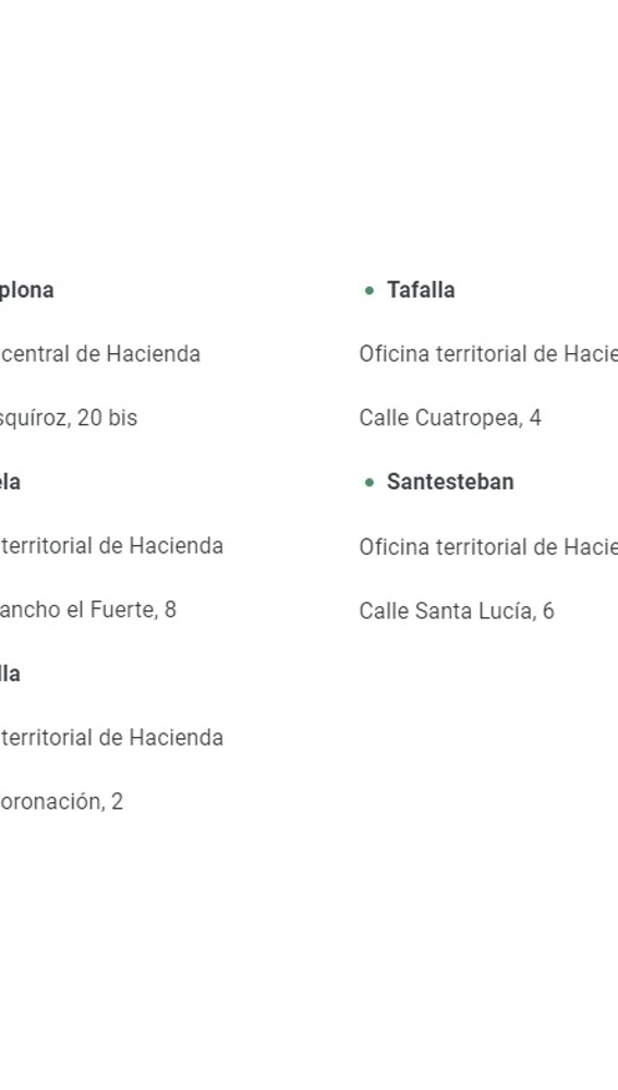 Declaración de la renta presencial en Navarra Declaración de la renta presencial en Navarra