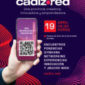 Cartel del evento patrocinado por la Diputación de Cádiz