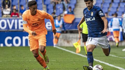 Pomares, en el partido ante el Andorra