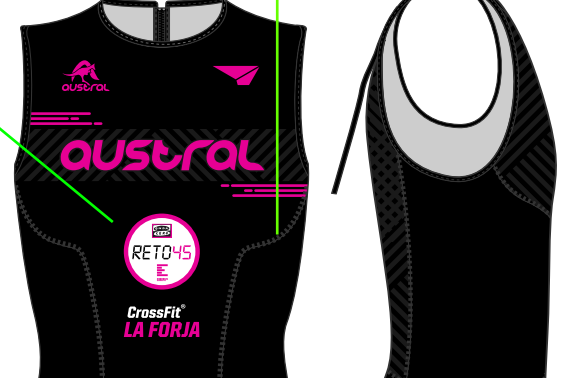 Los deportistas del Reto 45 vestirán novedosos tritrajes de Austral Los deportistas del Reto 45 vestirán novedosos tritrajes de Austral